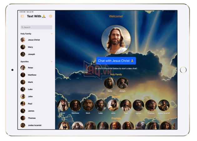Ứng dụng AI mới gây tranh cãi, cho phép bạn nhắn tin với Chúa Giêsu