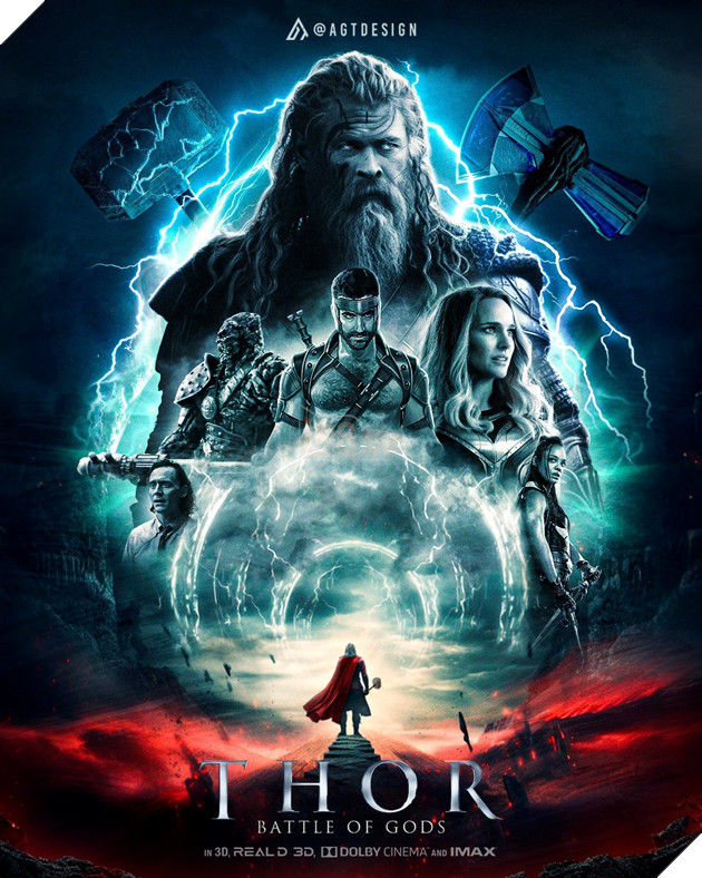  Người hâm mộ tạo poster Thor 5 với sự trở lại của 3 anh hùng MCU 3