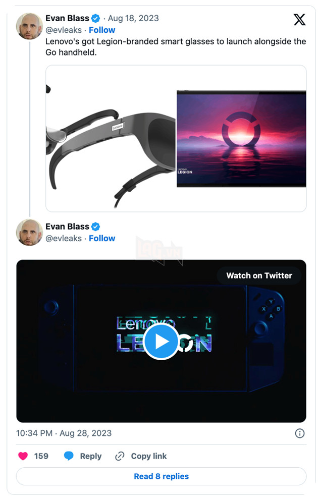 Máy chơi game cầm tay Lenovo Legion Go lộ thời điểm ra mắt