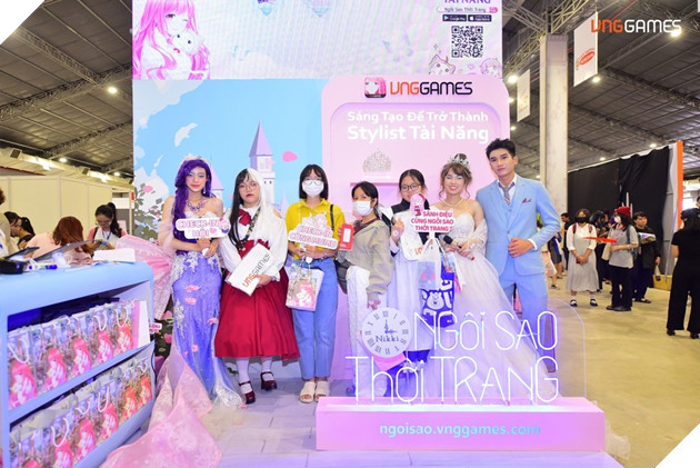 Tựa game Sao Thời Trang VNG chào đón hơn 1000 fan cứng tại Color Fiesta 2023