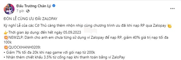 LMHT: Game thủ lại so sánh giữa Riot Games và Garena sau thông báo sự kiện Quốc khánh 3