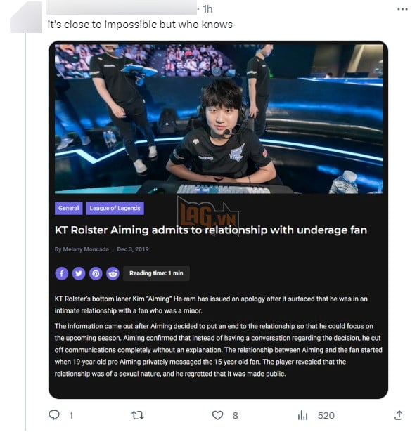 LMHT: Một Siêu Xạ thủ LCK đã bị réo tên sau khi hình phạt cho HLE Clid được công bố