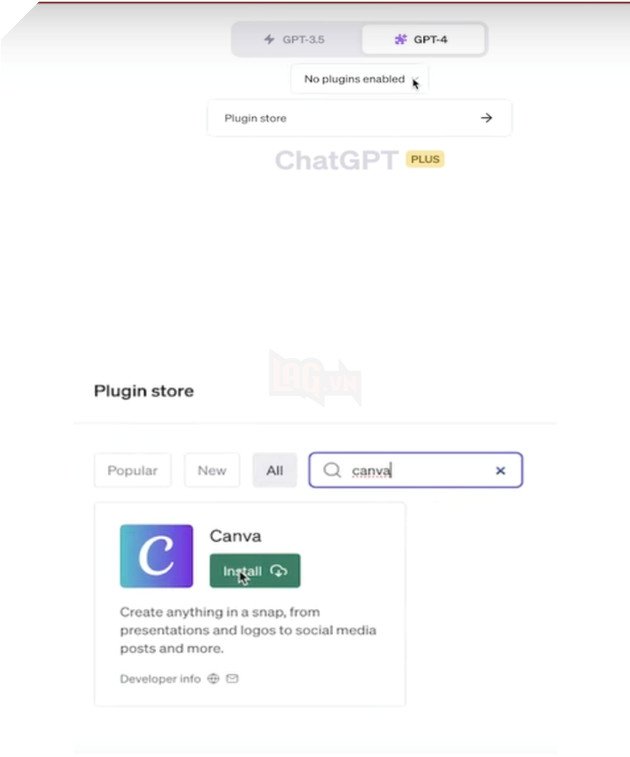 Kết hợp AI vào thiết kế đồ hoạ, OpenAI tích hợp plugin Canva vào ChatGPT