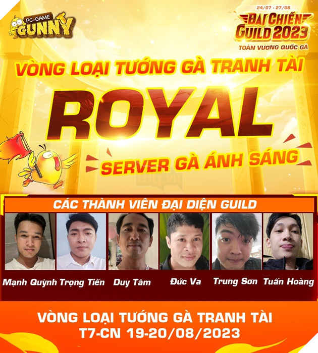 Phỏng vấn độc quyền Guild Royal - vô địch Đại chiến Guild 2023 của Gunny PC 5