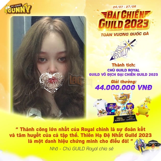Phỏng vấn độc quyền Guild Royal - vô địch Đại chiến Guild 2023 của Gunny PC 6