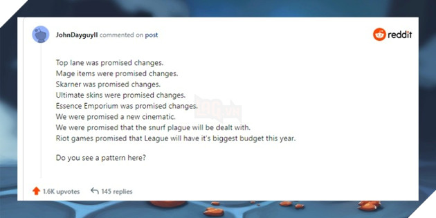 Game thủ LMHT kêu gọi Riot Games thực hiện những lời hứa mà họ đã từng tuyên bố