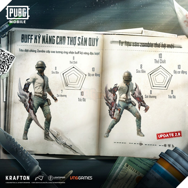 Zombie xâm chiếm Đấu trường PUBG Mobile tại bản cập nhật 2.8 4