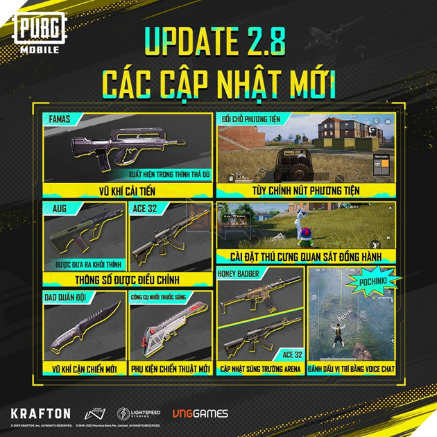 Zombie xâm chiếm Đấu trường PUBG Mobile tại bản cập nhật 2.8 5