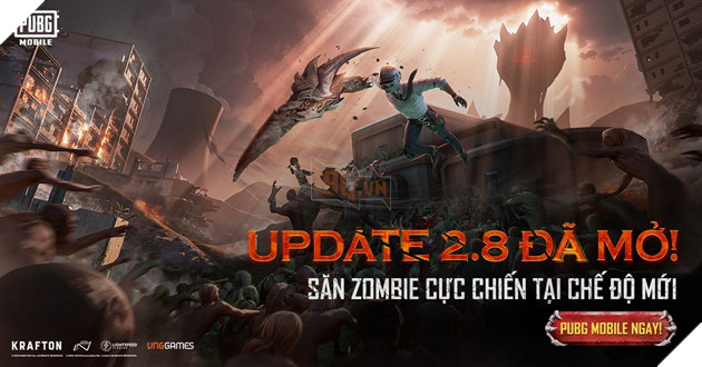 Zombie xâm chiếm Đấu trường PUBG Mobile tại bản cập nhật (Update) 2.8