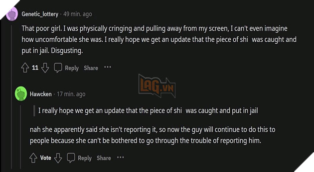 Nữ streamer bị quấy rối