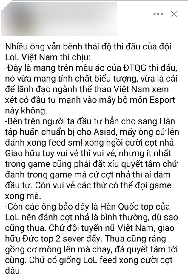 Đội tuyển quốc gia LMHT Việt Nam bị chỉ trích vì cười đùa, cộng đồng VCS phản pháo gay gắt