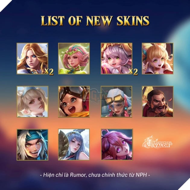 Liên Quân Mobile: Rò rỉ loạt tướng sẽ được nhận skin mới trong các bản cập nhật tới