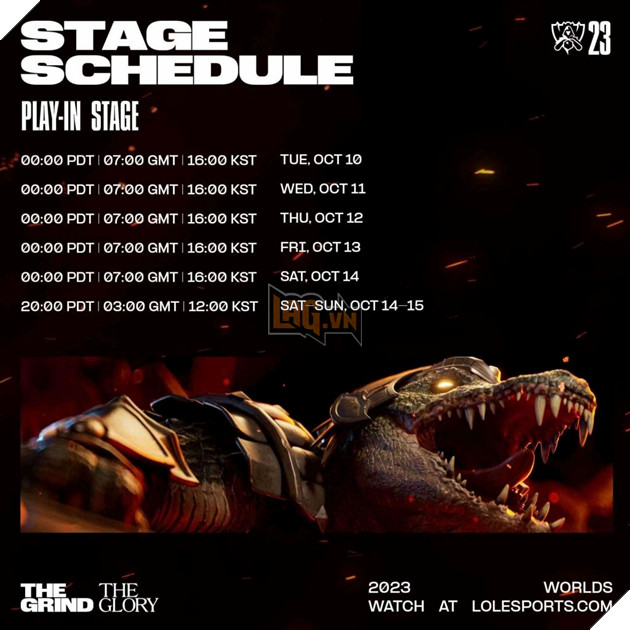 LMHT: Lịch thi đấu CKTG 2023 được rò rỉ và rất thuận lợi cho game thủ Việt theo dõi