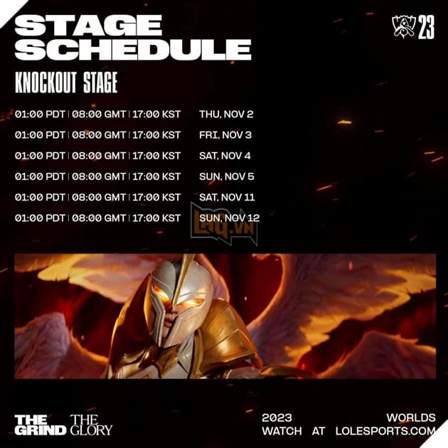 LMHT: Lịch thi đấu CKTG 2023 được rò rỉ và rất thuận lợi cho game thủ Việt theo dõi