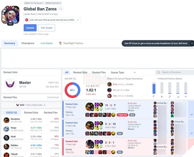 LMHT: Gian nan như Zeros khi liên tục bị khóa tài khoản Rank Hàn