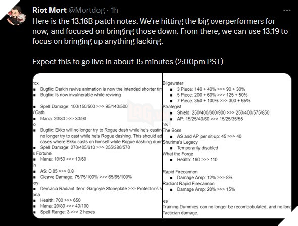 DTCL: Chi tiết bản cập nhật 13.18b - Nerf gấp toàn bộ meta quá mạnh đầu mùa 9.5