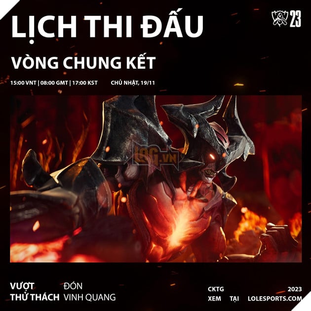 Giới Thiệu Chung Kết Thế Giới Liên Minh Huyền Thoại 2023 5