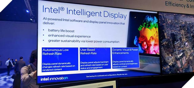 Công nghệ mới của Intel giúp giảm độ sáng màn hình khi người dùng không nhìn