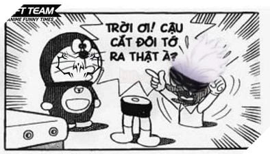 meme gojo satoru doraemon