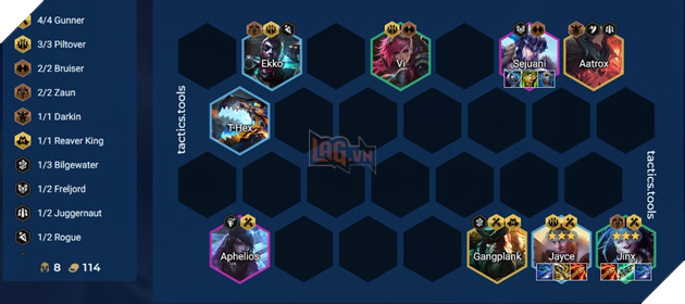 DTCL Mùa 9.5: Hướng dẫn đội hình Piltover Slowroll mạnh nhất rank Kim Cương meta 13.22 2