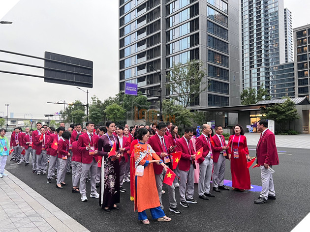 Asian Games 2022: Những hình ảnh đầu tiên của đoàn thể thao điện tử Việt Nam trước giờ khai mạc