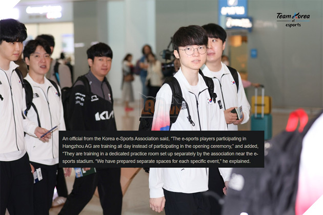 Đội tuyển LMHT Hàn Quốc không xuất hiện tại lễ khai mạc ASIAD