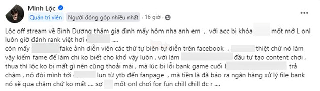 LMHT: Zeros lên tiếng giải thích sau lùm xùm tiêu cực trên stream thời gian qua 2