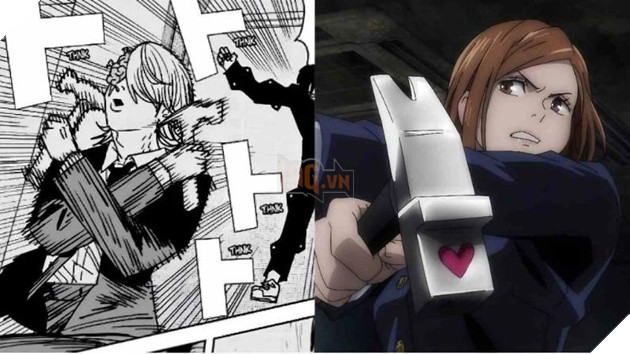 Nobara Jujutsu Kaisen xuất hiện trong chainsaw man