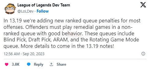 LMHT: Riot Games hủy hoại ARAM vì hệ thống xử phạt mới tại phiên bản 13.19