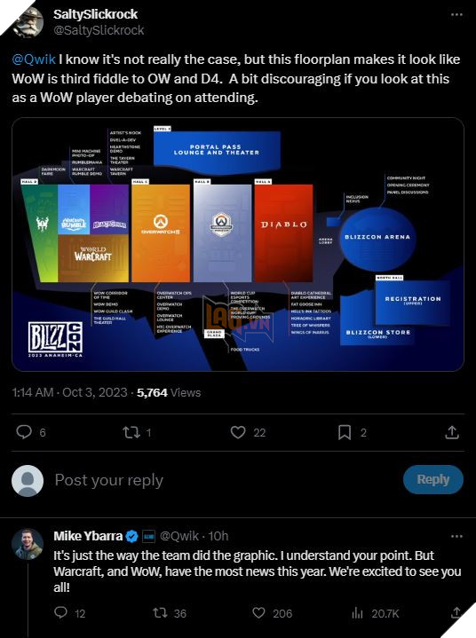 Chủ tịch Blizzard lên tiếng về thương hiệu sẽ được hé lộ nhiều thông tin nhất tại BlizzCon 2023 2