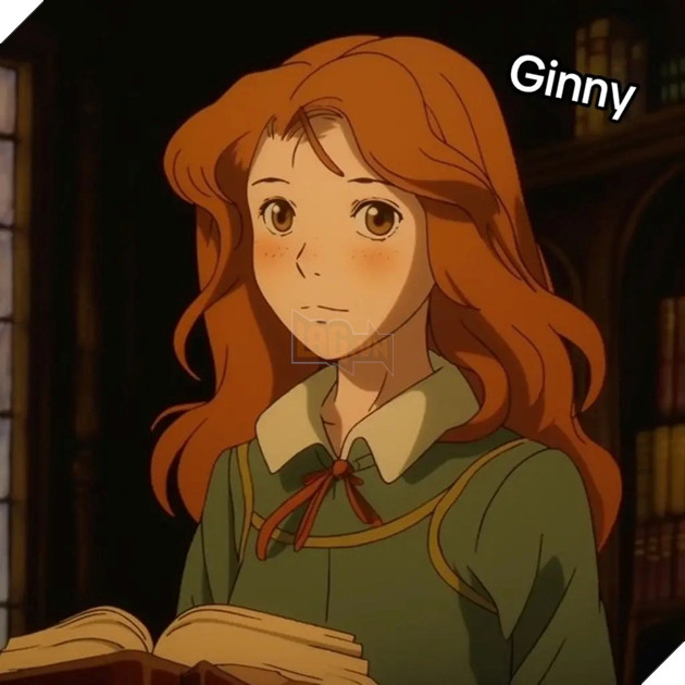 phong - Dàn diễn viên Harry Potter theo phong cách anime của Studios Ghibli Ginny_ZAKH