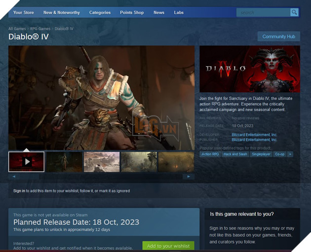 Diablo 4 chính thức ra mắt trên nền tảng Steam bắt đầu từ Mùa 2 - Season of Blood 2