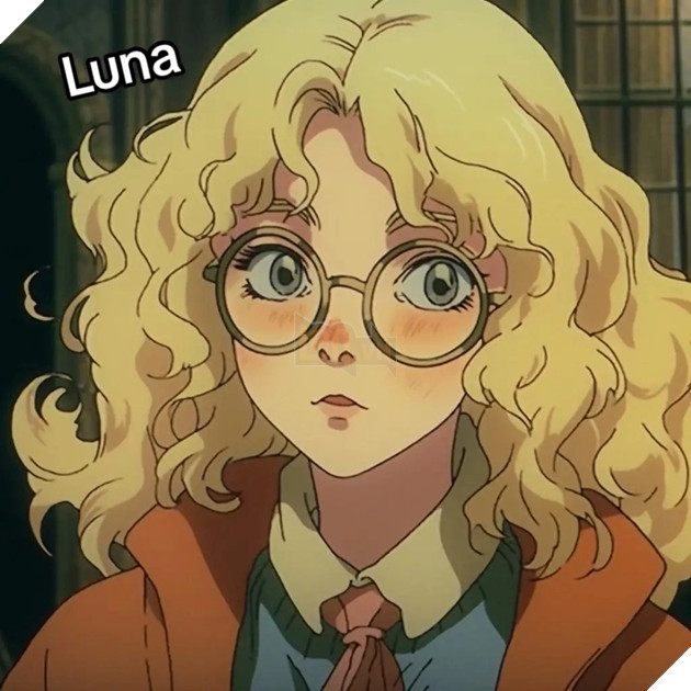 Dàn diễn viên Harry Potter theo phong cách anime của Studios Ghibli Luna_GTFW