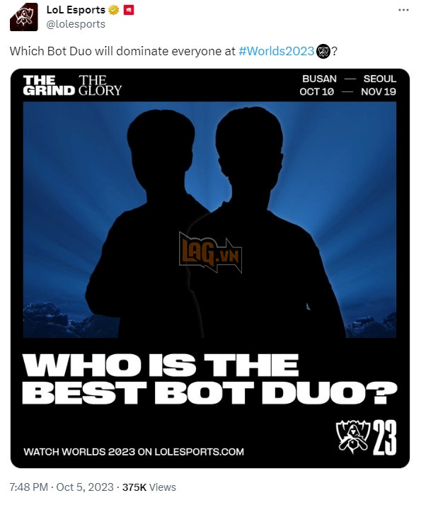 LMHT: Cộng đồng bàn luận kịch liệt về cặp đôi Đường dưới mạnh nhất tại CKTG 2023