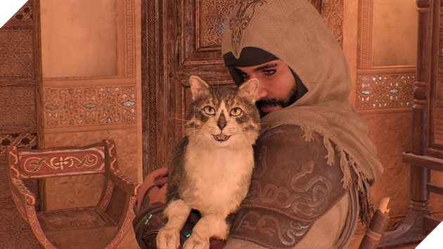Game thủ Assassin's Creed Mirage chia sẻ khoảnh khắc khám phá chú mèo khá thú vị