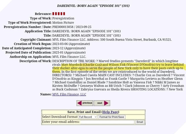 Daredevil: Born Again dường như đã bị rò rỉ một vài chi tiết cốt truyện 2