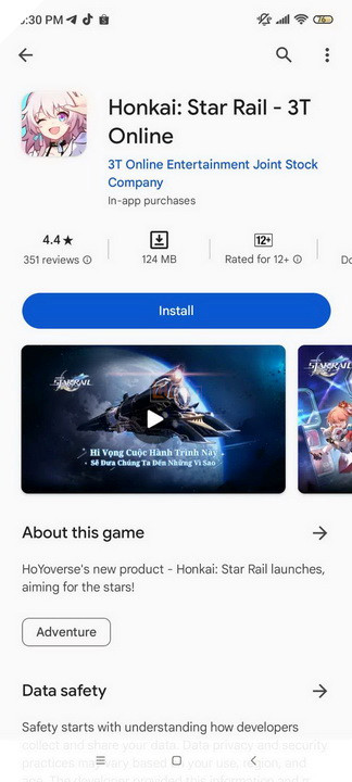 Hưởng dẫn tải game và cập nhật 1.4 mới cho Honkai Star Rail sau khi gỡ khỏi cửa hàng iOS và Android 3