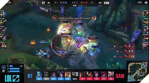 CKTG 2023: GAM Esports phục thù thành công Movistar R7, sẵn sàng gặp lại LOUD tranh suất đánh với Team Whales 3