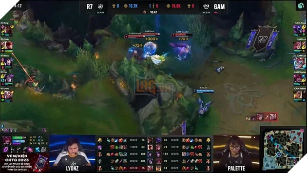 CKTG 2023: GAM Esports phục thù thành công Movistar R7, sẵn sàng gặp lại LOUD tranh suất đánh với Team Whales 5