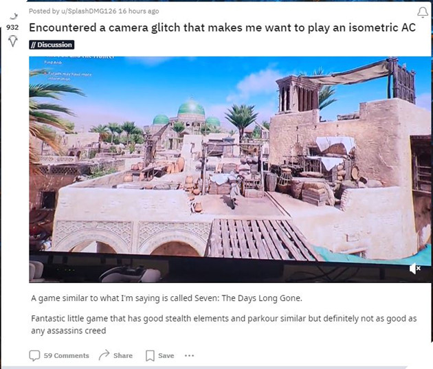 Gặp lỗi camera trong Assassin's Creed Mirage nhưng ai nhìn cũng phải ghen tỵ 2