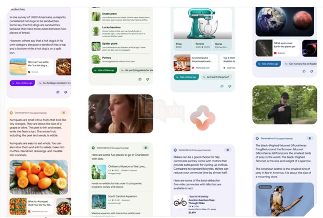 Dưới đây là cách tạo hình ảnh bằng AI trong Google Search