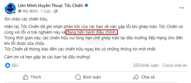 Tốc Chiến gặp lỗi nghiêm trọng khiến rất nhiều người chơi phải nhận án phạt oan uổng
