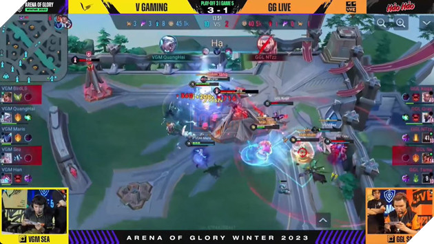  Chung kết ĐTDV mùa Đông 2023 V Gaming đối đầu GG Live 15