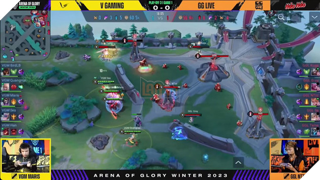  Chung kết ĐTDV mùa Đông 2023 V Gaming đối đầu GG Live 2