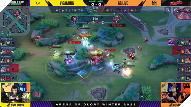  Chung kết ĐTDV mùa Đông 2023 V Gaming đối đầu GG Live 3