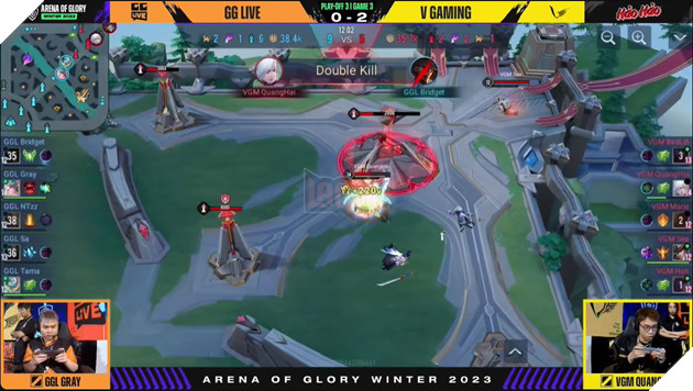  Chung kết ĐTDV mùa Đông 2023 V Gaming đối đầu GG Live 8