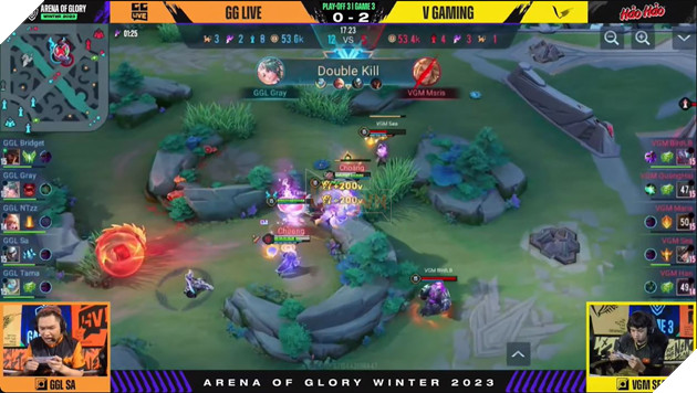  Chung kết ĐTDV mùa Đông 2023 V Gaming đối đầu GG Live 9