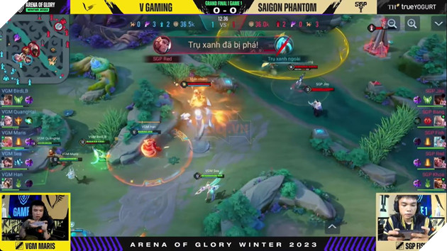  Chung kết Tổng ĐTDV Mùa Đông 2023 V Gaming tái đấu Saigon Phantom 3