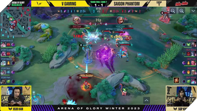  Chung kết Tổng ĐTDV Mùa Đông 2023 V Gaming tái đấu Saigon Phantom 13