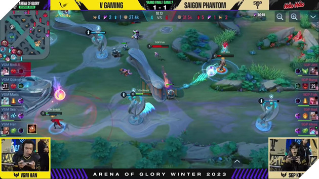  Chung kết Tổng ĐTDV Mùa Đông 2023 V Gaming tái đấu Saigon Phantom 14